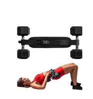 Ceinture de musculation pour le yoga, ceinture de soutien lombaire, ceinture de hanche, ceinture d'entraînement des hanches, ceinture antidérapante pour l'exercice physique