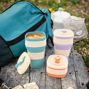 Tại Gói Cross-Biên Giới 550Ml Công Suất Lớn Silicone Có Thể Gập Lại Cốc Cà Phê Sáng Tạo Tái Sử Dụng Xách Tay Uống <span class=keywords><strong>Cup</strong></span> - Product Image 1