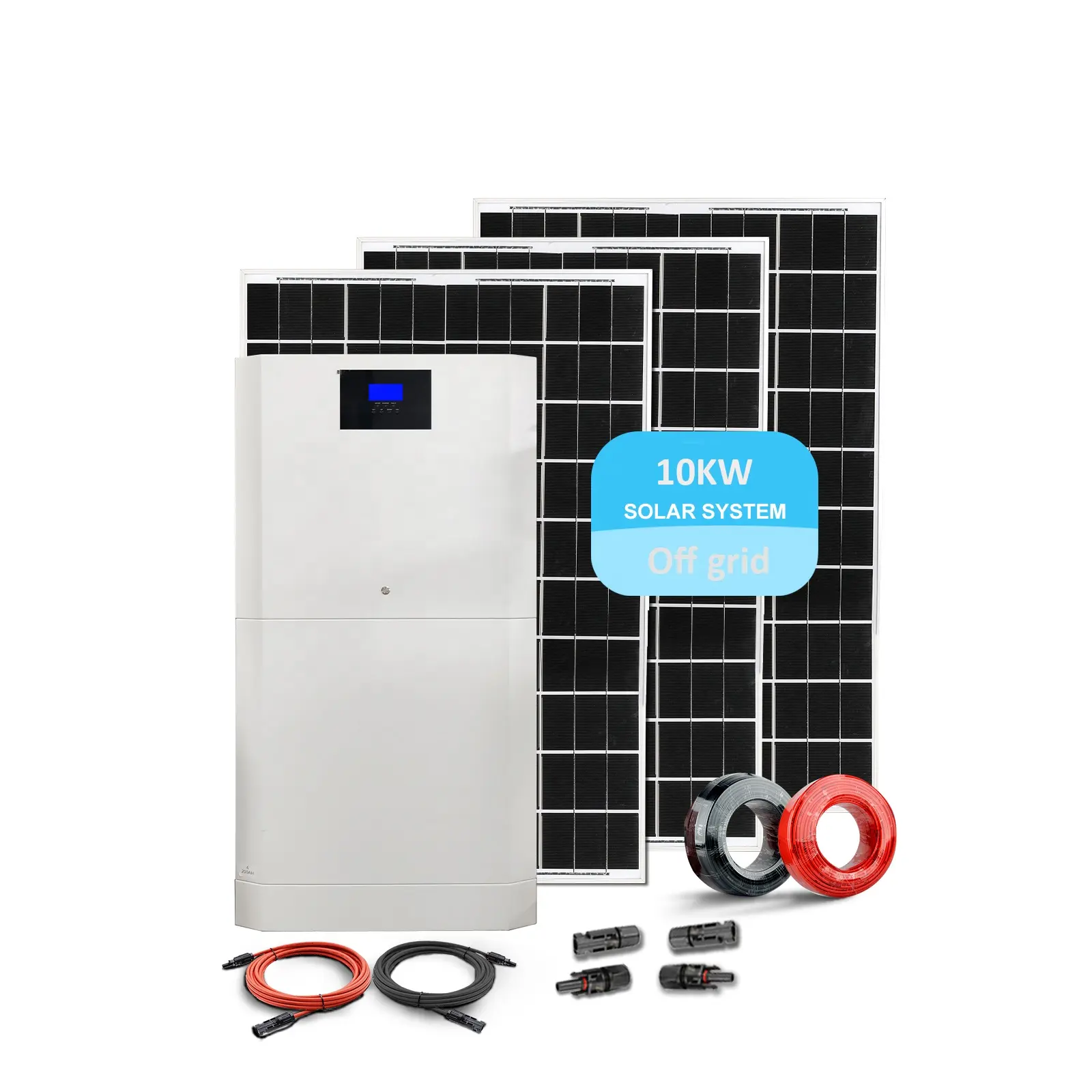 Batterie accumulo 10kw 48v200ahオールインワンバッテリー家庭用太陽光発電エネルギー貯蔵システム