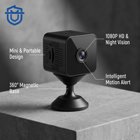 Caméra de sécurité WiFi intelligente X1 Mini HD 4K, cube portable, action cam, surveillance vidéo domestique sans fil, visualisation à distance, détection de mouvement