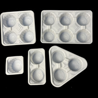 Hoge snelheid automatische machine voor het maken van wegwerp koffiebekerdragers van plastic PET PS met 2 of 4 compartimenten