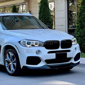 สำหรับ BMW X5 F15 M Sport ปี 2013-2018 ชุดแต่งกันชนหน้า สปอยเลอร์ลิป ดิฟฟิวเซอร์ สีดำเงา ลายคาร์บอนไฟเบอร์ - Product Image 6