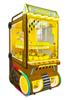 Machine de jeu à pièces en forme de réservoir en peluche Double couche jouet prix cadeau distributeurs automatiques Arcade grue poupée pour l'amusement