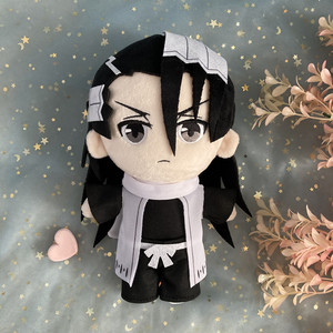 Lindo juguete de peluche suave lejía Ulquiorra <span class=keywords><strong>Cifer</strong></span> Kuchiki Rukia Ichimaru Gin Anime Cosplay muñeco de peluche juguete 20cm almohada de peluche Fans regalo - Product Image 4
