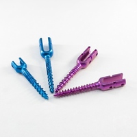 Système de vis et de tiges de fixation vertébrale en alliage de titane de qualité médicale, OEM/ODM personnalisé, implant orthopédique directement de l'usine