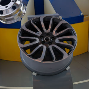 Rueda de aluminio ODM OBM OEM de alta calidad 22,5 24,5 pulgadas para camiones y tractores de estándares estadounidenses - Product Image 1