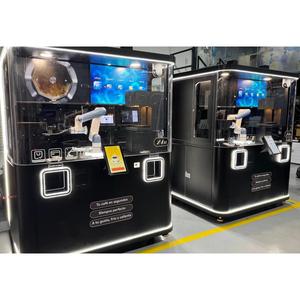 Machine à café automatique Funkyplay <span class=keywords><strong>Robot</strong></span> Arm Barista avec broyeur de grains frais intégré, machine à café sans personnel avec latte art, fonctionnement 24h/24 - Product Image 1