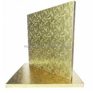 Laminage <span class=keywords><strong>personnalisé</strong></span> de haute qualité de 5mm d'épaisseur blanc mat 8 pouces 10 pouces 12 pouces planche à gâteau ronde en masonite MDF disques de base pour gâteau - Product Image 6