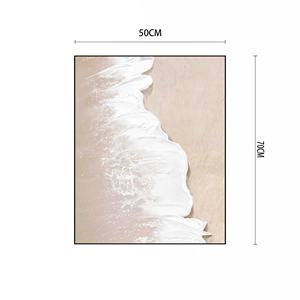 Darling DRZ97 haute qualité créatif personnalisé mer vagues plage peinture à l'huile toile mur art pour la décoration intérieure - Product Image 3