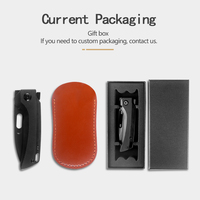 Couteau de poche pliable à ressort, acier D2 de qualité industrielle, manche G10, fabrication directe d'usine, pour le camping