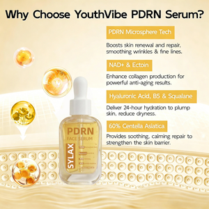 SYLAX 0,5% PDRN Sérum <span class=keywords><strong>ADN</strong></span> de saumon HA+Niacinamide+Squalane Anti-âge Hydratant 30ml - Product Image 6