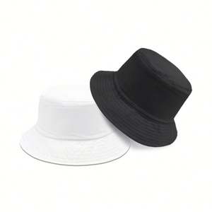 Sombreros de Pescador Unisex de Algodón Sólido, Venta al por Mayor, Logotipo Bordado Personalizado, Protección Solar para Niños y Pescadores - Product Image 3