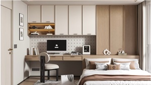 Meubles de chambre à coucher modernes, armoire intégrée, bibliothèque, <span class=keywords><strong>bureau</strong></span>, <span class=keywords><strong>lit</strong></span> tatami, maison, école, essai - Product Image 5