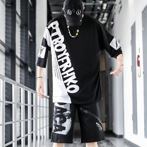Grosir Set kaus pakaian jalan Hip-Hop pria, Fashion musim panas dengan pola cetak Top ukuran <span class=keywords><strong>M</strong></span> L XL 2XL 3XL - Product Image 1