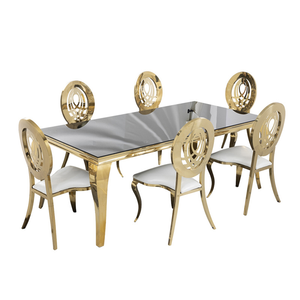 <span class=keywords><strong>Sillas</strong></span> Cómodas para Bodas <span class=keywords><strong>y</strong></span> Eventos CY-23Wholesale con Respaldo Redondo <span class=keywords><strong>de</strong></span> Acero Inoxidable, <span class=keywords><strong>Sillas</strong></span> <span class=keywords><strong>de</strong></span> Comedor Modernas <span class=keywords><strong>y</strong></span> Elegantes para Banquetes - Product Image 4