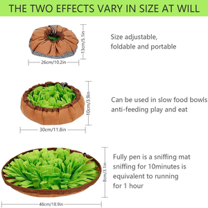 Il più nuovo tappetino da fiuto per animali domestici tappetino da fiuto per cani portatile per cani alimentazione lenta Pad per animali domestici lavabile naso di cane addestramento al <span class=keywords><strong>lavoro</strong></span> giocattoli interattivi - Product Image 6