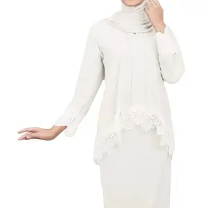 Abaya nhà sản xuất tùy chỉnh Arab kuwait Vịnh Dubai màu đen Rhinestone abaya cho phụ nữ hồi giáo