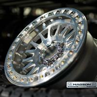 Velg Beadlock Forged Alloy Mewah Khusus Cekung Dalam untuk Truk Ram Ford GMC KMC 6x139.7 8x165.115 16 17 18 19 20 Inch Off Road