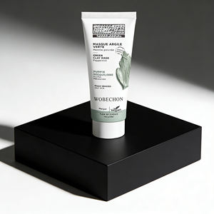 Masque en gel d'<span class=keywords><strong>argile</strong></span> <span class=keywords><strong>verte</strong></span> bio vegan à l'huile de menthe poivrée, contrôle du sébum, nettoyage en profondeur, minimisation des pores, hydratant pour peaux grasses sujettes à l'acné - Product Image 4