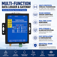 4G GPRS Wireless MODBUS MQTT Json Format Module WIFI LORA LORAWAN DTU Gateway with RS485 Interface Supporting Server Software