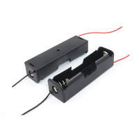Support de batterie 18650 à 1, 2, 3 ou 4 emplacements avec fils de 12 cm aux deux extrémités, montage sur circuit imprimé JIATEL