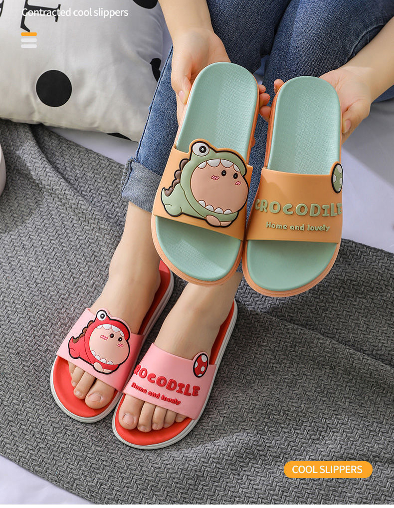 Cheap Personalized Slippers Non-slip Bathroom Home Slippers Women Slides Shoes