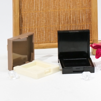 Boîte d'emballage cosmétique carrée de 39,1 mm * 39,1 mm * 14,1 mm, couleur personnalisée, étui à fard à paupières, mini étui à blush