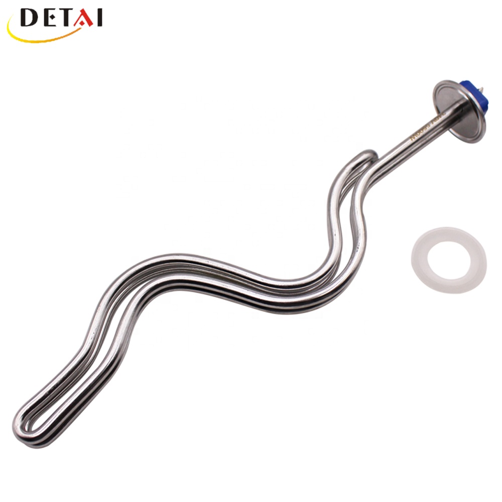 Трехзажимный электрический нагревательный элемент для котла, 240 в, 5500 Вт, в форме пульсации, 1,5 дюйма, нагревательный элемент для пивоварения