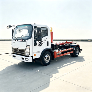 China Factory SINOTRUK WANGPAI Hook Arm Garbage Truck New Diesel Hook Lift Waste Truck Detachable Garbage <b>Bin</b> Hook Loader Truck - Product Image 3