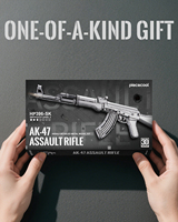 Rompecabezas Metálico 3D de Alta Precisión Piececool AK-47 HP396-SK, Juguete Educativo Unisex de Metal para Adultos