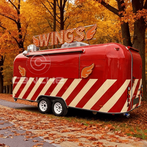 รถขายอาหารเคลื่อนที่แบบใหม่ ปี 2025 ผลิตในจีน รถพ่วงร้านอาหาร รถขายอาหารเร็ว รถขายทาโก้ - Product Image 2