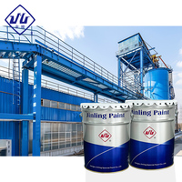 Pintura de base de grafito con epoxi de nano titanio industrial Jinling, rica en zinc, antirust, anticorrosiva, resistente a los rayos UV