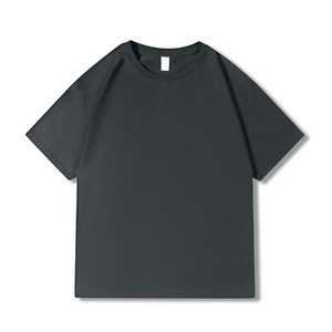 T-shirt Unisex in cotone 100% pesante GSM 280 del produttore a quattro aghi a doppio <span class=keywords><strong>filo</strong></span> da uomo in tinta unita Casual oversize - Product Image 3