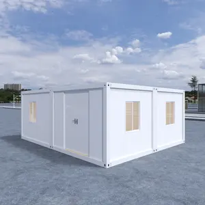 Mobile Prefabrikasi Siap Pakai Desain Mewah Harga 4 Kamar Tidur Perumahan Tenerife Portable Living Container House 1 Cerita