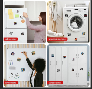 Wholesale Durable <b>Square</b> Smooth Edge Fridge Magnet Photo Display <b>Frame</b> Magnetic <b>Picture</b> Acrylic Fridge Magnet for Home Decor - Product Image 6