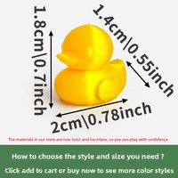 Nuevo 2026: Mini Patito Adorable de Impresión 3D PLA, Modelo Microscópico, Decoración Animal, Juguete de Paisaje, Luminoso, Bolsa Sorpresa, Maternidad