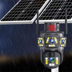 กล้องโซลาร์เซลล์ X617 4G V360pro แบบสาม<span class=keywords><strong>ตา</strong></span> สองภาพ กล้องวงจรปิดพลังงานแสงอาทิตย์กลางแจ้ง กล้อง PTZ 1080p รองรับการ์ด 32GB - Product Image 6