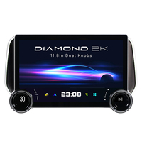 Autoradio Android avec écran tactile 2K de 11,5 pouces, GPS, multimédia embarqué, DSP intégré, CarPlay sans fil, garantie 1 an
