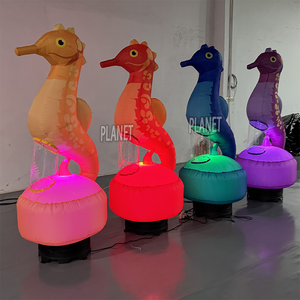 Événement Décor Gonflable Led Éclairage Hippocampe Gonflable Hippocampe Animal <span class=keywords><strong>Marin</strong></span> - Product Image 6