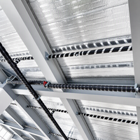 Plateau de plancher en treillis d'acier galvanisé, support de construction pour dalle en béton, usine source, personnalisable