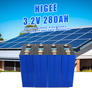 Higee <span class=keywords><strong>3</strong></span>.2V 280ah Lifepo4 Batterij Prismatische Lfp 8000 Diepe Cycli Lifepo4 Baterias De Litio Solar 48V 280ah Batterie Solaire - Product Image 1