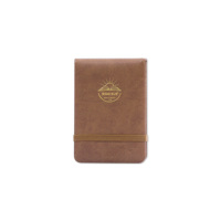 Agenda en cuir PU, carnet à couverture rigide, planificateur de poche, carnet A6 personnalisé