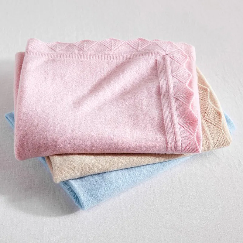 Confortevole design personalizzato puro al 100% su coperta in cashmere per bambino