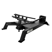 Máquina de remo inclinada con barra en T RLS Fitness para uso comercial y doméstico, con carga de placas, recargable