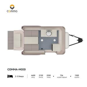 Caravane de <span class=keywords><strong>camping</strong></span> vintage de haute qualité, mobile, tout-terrain, à double essieu, avec sacs de rangement - Product Image 2