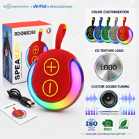 Altavoz Bluetooth Portátil S260 Mini, Sonido Envolvente Inalámbrico, Tarjeta TF, Altavoz Inalámbrico con Cuerda, Personalizable