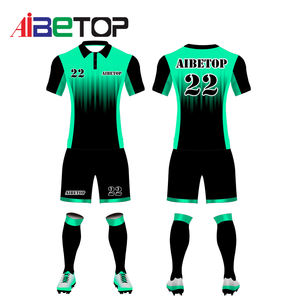 Kids Sportswear Günstige atmungsaktive Fußball uniform Boy Blank Fußball trikot Hochwertiges Stick trikot für Kinder - Product Image 4