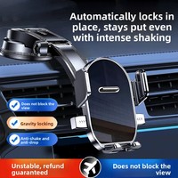 Support Téléphone Voiture 2026 Nouveau Type Ventouse Universel Fixation Navigation Console Centrale Tableau de Bord Rotation 360 Degrés