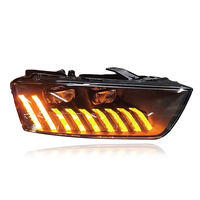 Ensemble de phares LED KGKB pour Audi Q3 RSQ3 8U 2013-2018, double lentille de projecteur, clignotant séquentiel, démarrage dynamique, Plug & Play