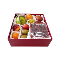 Boîte à plateau de panier-cadeau de fruits/noix avec couvercle paniers cadeaux de nourriture de fruits secs/frais Ramadan bonbons friandises boîte en papier de fruits et légumes
